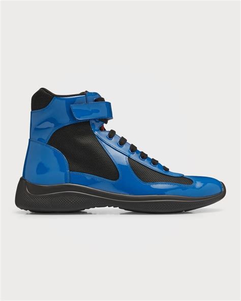 Prada Men's America's Cup Patent Leather High